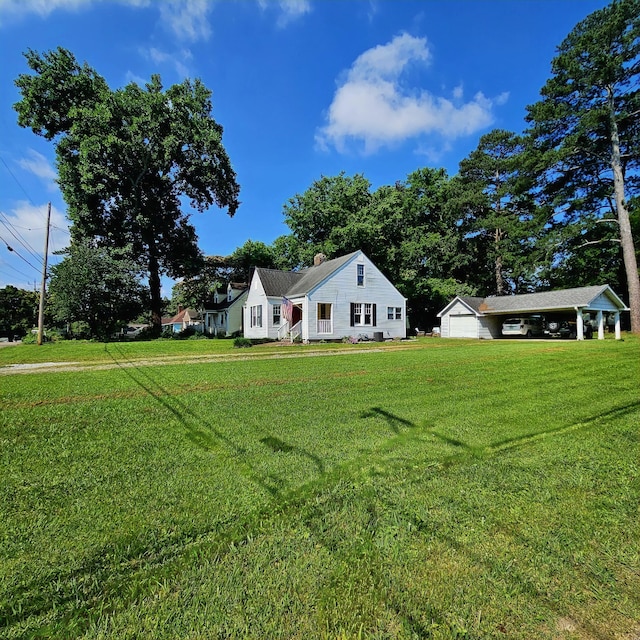 503 S Lovell Ave, Chattanooga, TN 37412 - view of front of property featuring a front yard and a chimney