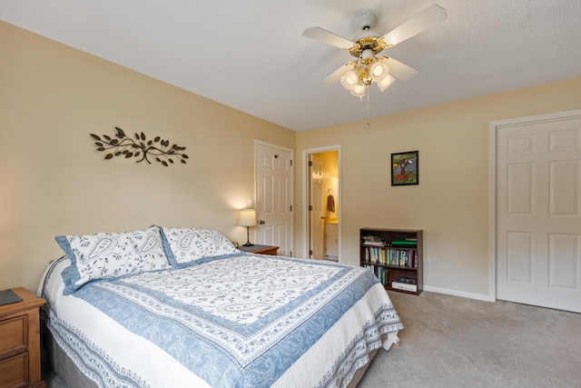 6755 Hickory Creek Rd, Chattanooga, TN 37421 - bedroom featuring carpet, baseboards, and ceiling fan