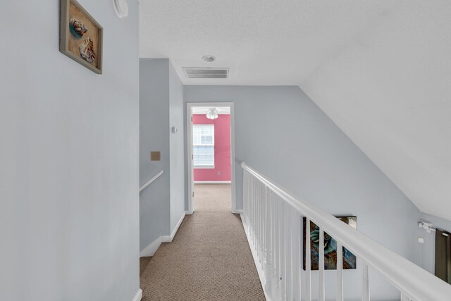 1128 Tiftonia View Rd, Chattanooga, TN 37419 - corridor featuring carpet flooring, an upstairs landing, and vaulted ceiling