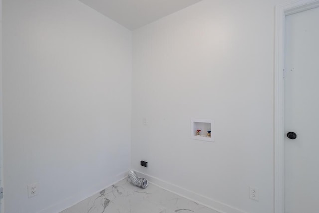 4407 Bennett Rd, Chattanooga, TN 37412 - laundry room featuring hookup for a washing machine and marble finish flooring