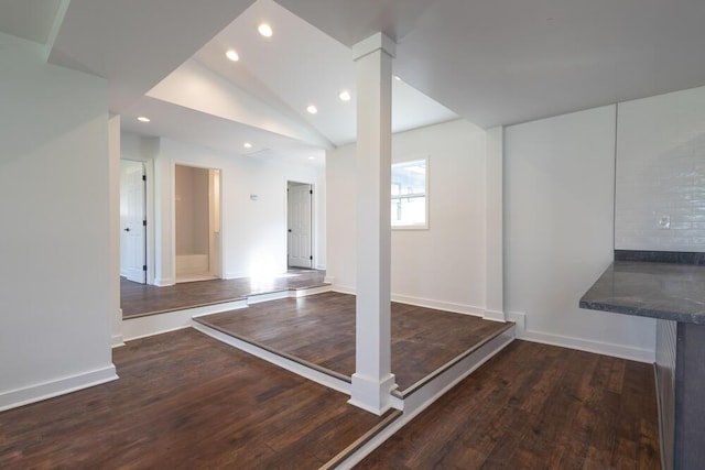 4407 Bennett Rd, Chattanooga, TN 37412 - basement with wood finished floors and recessed lighting