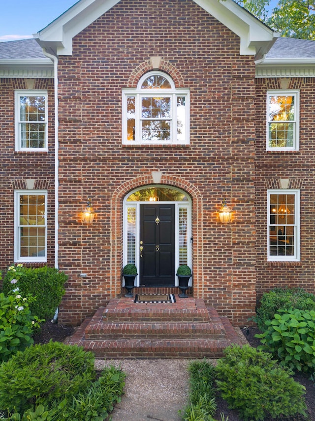 3 Chamblee Ct, Signal Mountain, TN 37377 - property entrance with brick siding