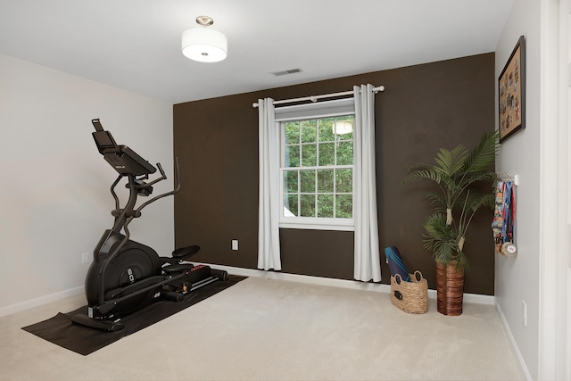 3 Chamblee Ct, Signal Mountain, TN 37377 - workout room with carpet and baseboards