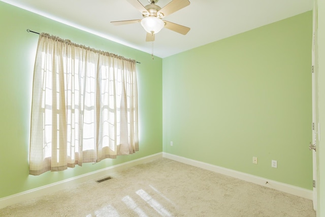 2367 Lake Mist Dr, Chattanooga, TN 37421 - spare room featuring carpet floors and a ceiling fan