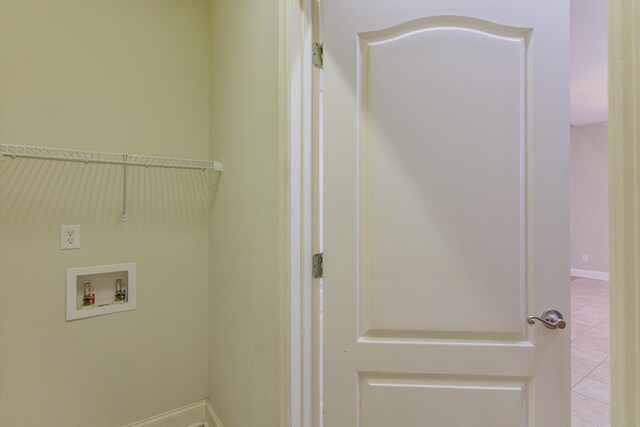 2367 Lake Mist Dr, Chattanooga, TN 37421 - laundry room featuring washer hookup and tile patterned floors