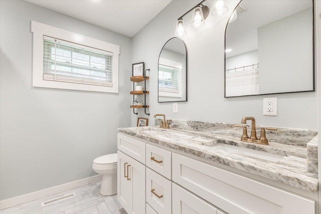 918 Old Lafayette Rd, Chickamauga, GA 30707 - full bath with double vanity and wood finished floors