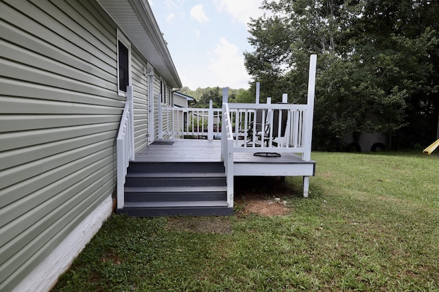 503 Kirby Dr, Cleveland, TN 37323 - deck with a lawn
