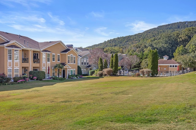 1008 Renaissance Ct, Chattanooga, TN 37419 - view of grassy yard featuring a mountain view