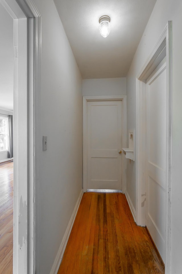 105 Joyce Ave, Red Bank, TN 37415 - hall with wood finished floors and baseboards