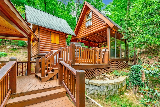 879 Amy Creek Cir, Ellijay, GA 30540 - view of deck