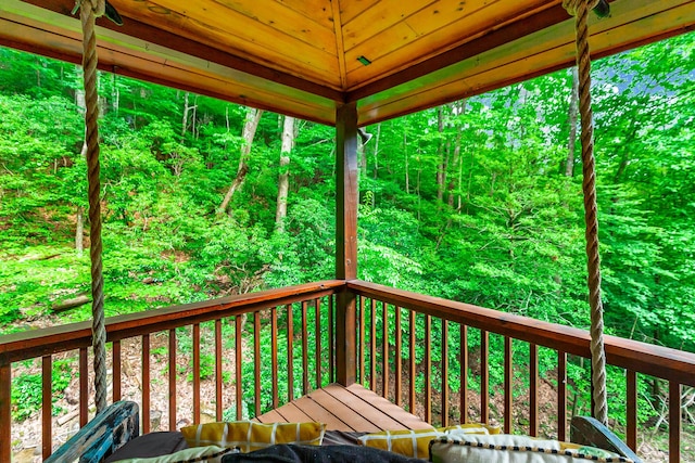 879 Amy Creek Cir, Ellijay, GA 30540 - view of wooden deck
