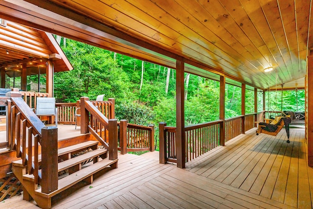 879 Amy Creek Cir, Ellijay, GA 30540 - view of deck