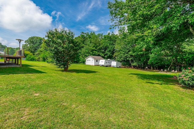 133 Wood Meadow Trl, Ringgold, GA 30736 - view of green lawn with an outdoor structure