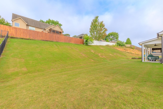 905 Live Oak Rd, Ringgold, GA 30736 - view of yard with ceiling fan