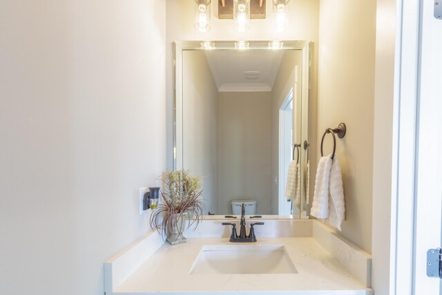 905 Live Oak Rd, Ringgold, GA 30736 - bathroom with vanity and ornamental molding