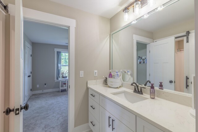 905 Live Oak Rd, Ringgold, GA 30736 - bathroom featuring vanity and baseboards