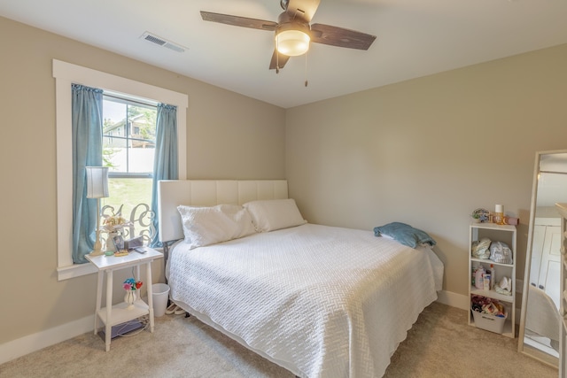905 Live Oak Rd, Ringgold, GA 30736 - carpeted bedroom with ceiling fan and baseboards