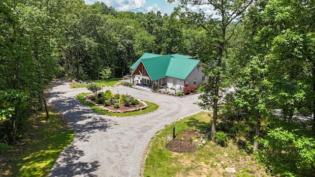 343 Highlands Forest Rd, Menlo, GA 30731 - view from above of property with a heavily wooded area
