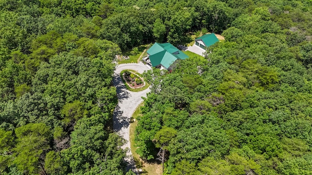 343 Highlands Forest Rd, Menlo, GA 30731 - drone / aerial view of a heavily wooded area