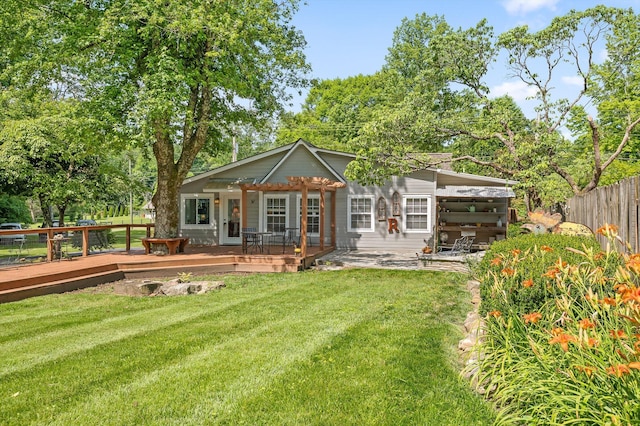 3412 Fairmount Pike, Signal Mountain, TN 37377 - back of house featuring a wooden deck
