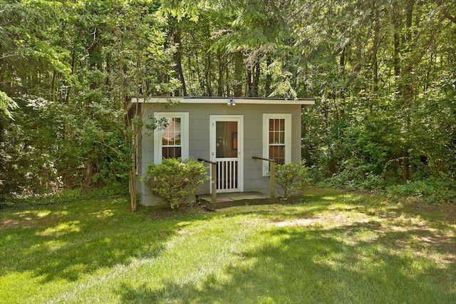 3412 Fairmount Pike, Signal Mountain, TN 37377 - view of outbuilding with a forest view