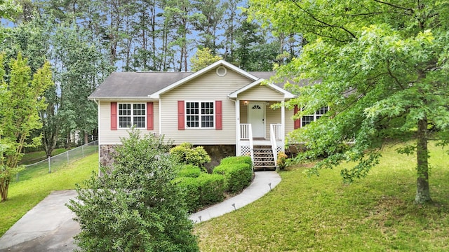 607 Gregory Ln, Lafayette, GA 30728 - view of front of house featuring stairway, covered porch, stone siding, and driveway