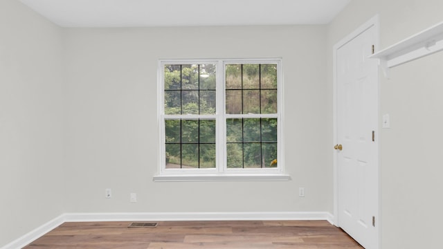 607 Gregory Ln, Lafayette, GA 30728 - spare room with baseboards and wood finished floors