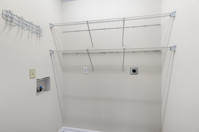 63 Apple Ln, Ringgold, GA 30736 - laundry area featuring electric dryer hookup and washer hookup