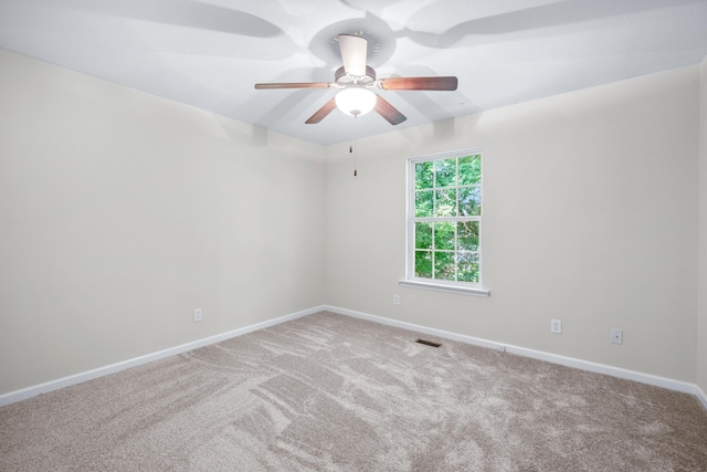 63 Apple Ln, Ringgold, GA 30736 - spare room featuring carpet floors and ceiling fan