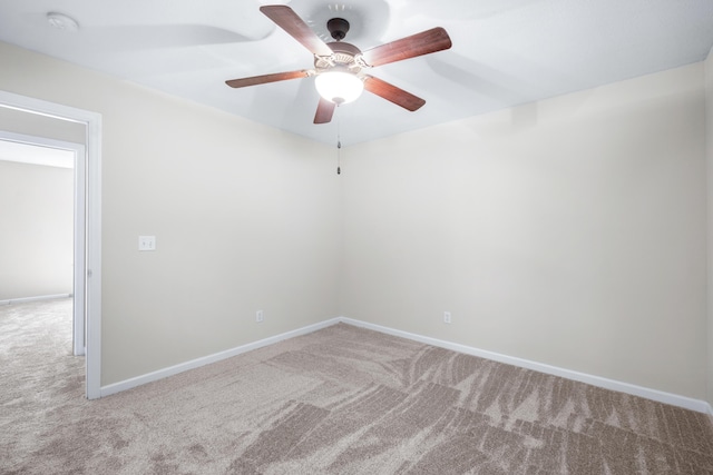 63 Apple Ln, Ringgold, GA 30736 - carpeted spare room with a ceiling fan and a smoke detector