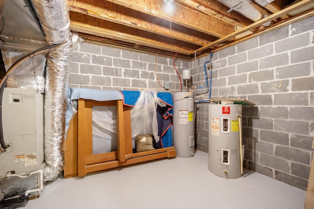 63 Apple Ln, Ringgold, GA 30736 - utility room featuring water heater