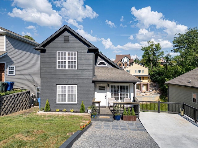 332 Oliver St, Chattanooga, TN 37405 - back of house with brick siding and covered porch