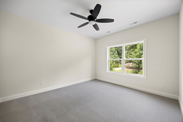 10822 Dallas Hollow Rd, Soddy Daisy, TN 37379 - carpeted empty room with baseboards and a ceiling fan