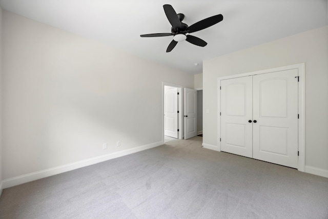 10822 Dallas Hollow Rd, Soddy Daisy, TN 37379 - unfurnished bedroom featuring carpet, a closet, and ceiling fan