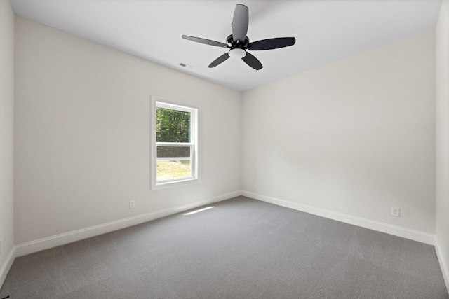 10822 Dallas Hollow Rd, Soddy Daisy, TN 37379 - spare room featuring carpet flooring and ceiling fan