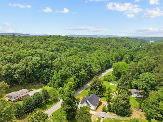 10822 Dallas Hollow Rd, Soddy Daisy, TN 37379 - drone / aerial view of a heavily wooded area