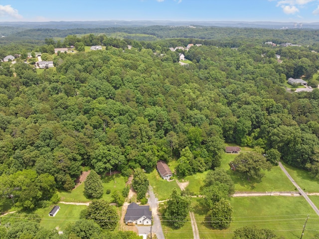 10822 Dallas Hollow Rd, Soddy Daisy, TN 37379 - drone / aerial view of a heavily wooded area