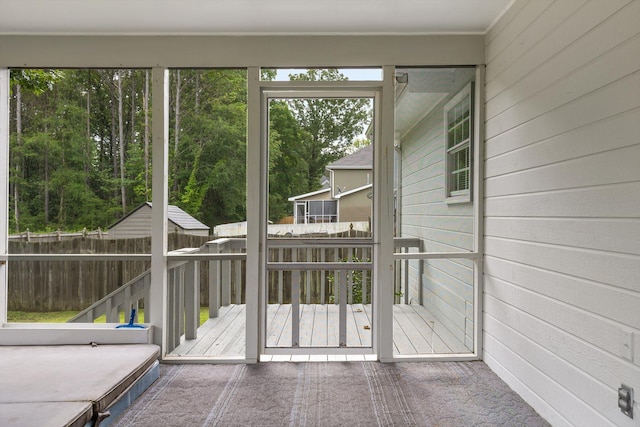 8616 Oak View Dr, Chattanooga, TN 37421 - view of unfurnished sunroom