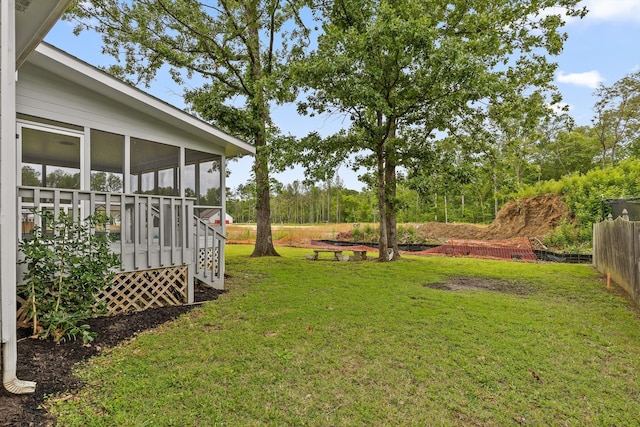 8616 Oak View Dr, Chattanooga, TN 37421 - view of yard with a sunroom