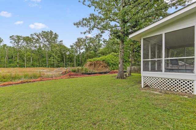 8616 Oak View Dr, Chattanooga, TN 37421 - view of green lawn featuring a sunroom
