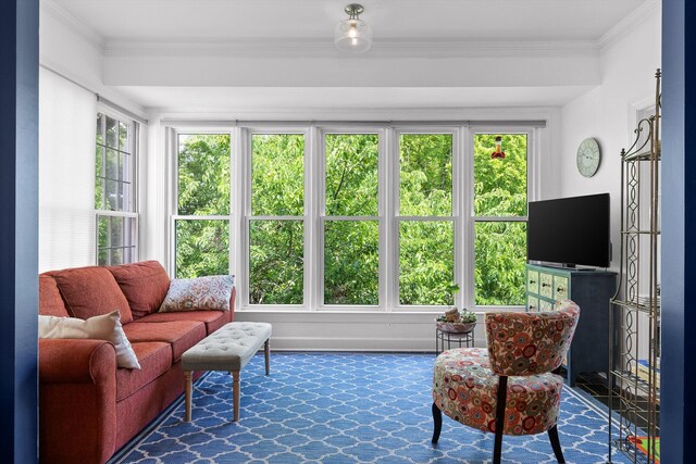100 Scenic Hwy Unit 49, Lookout Mountain, TN 37350 - sunroom / solarium featuring crown molding