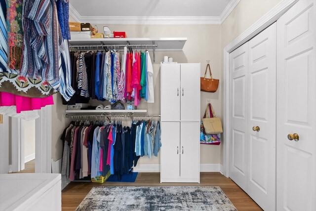 100 Scenic Hwy Unit 49, Lookout Mountain, TN 37350 - walk in closet featuring wood finished floors