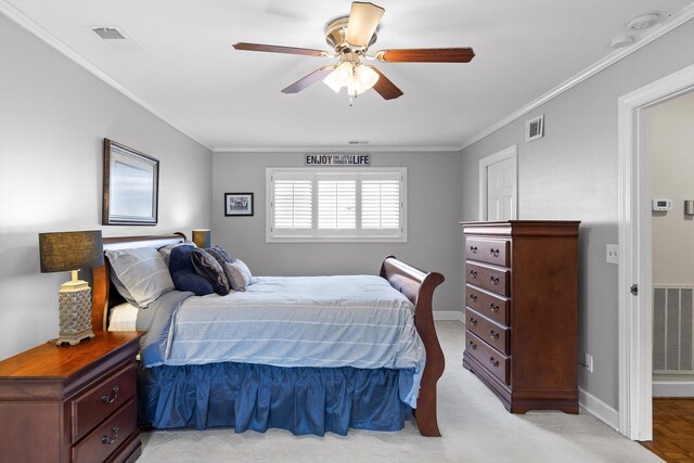 100 Scenic Hwy Unit 49, Lookout Mountain, TN 37350 - bedroom with crown molding and a ceiling fan