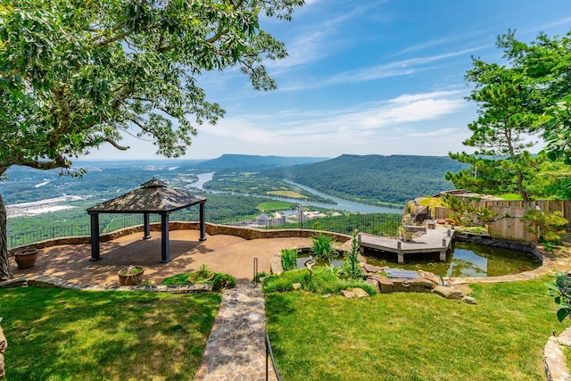 208 S Palisades Dr, Signal Mountain, TN 37377 - view of mountain backdrop with a nearby body of water