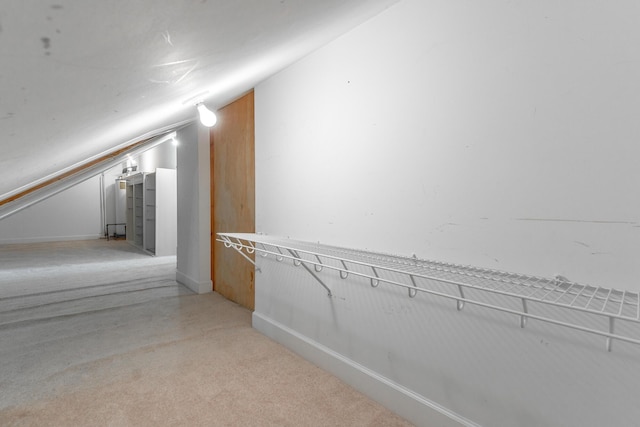 802 Signal Mountain Blvd Unit 121, Signal Mountain, TN 37377 - corridor featuring light colored carpet and vaulted ceiling
