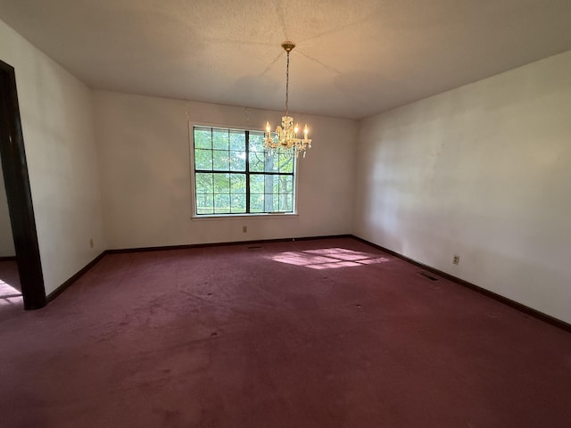 30551 Al Al Unit 71, Bryant, AL 35958 - unfurnished room with a chandelier and carpet