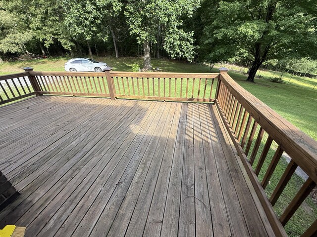 30551 Al Al Unit 71, Bryant, AL 35958 - wooden terrace with a yard