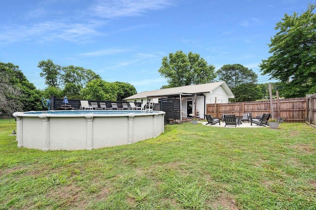 414 N Three Notch Rd, Ringgold, GA 30736 - view of yard featuring a fire pit