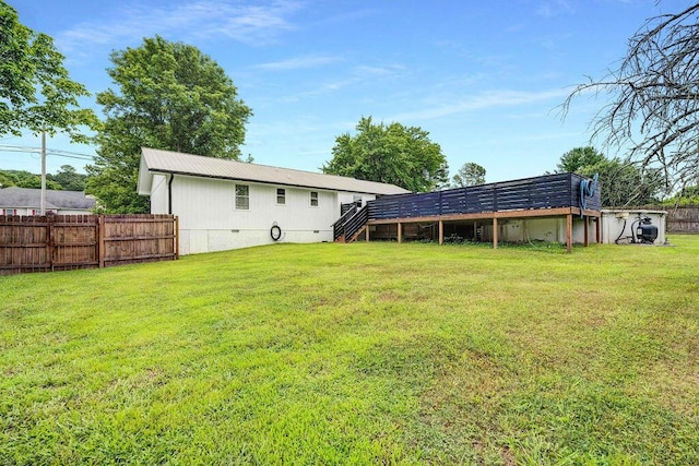 414 N Three Notch Rd, Ringgold, GA 30736 - rear view of property featuring crawl space and stairway