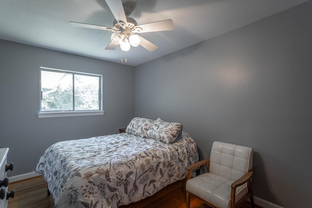 409 Caraway Turn, Chattanooga, TN 37415 - bedroom with wood finished floors and ceiling fan